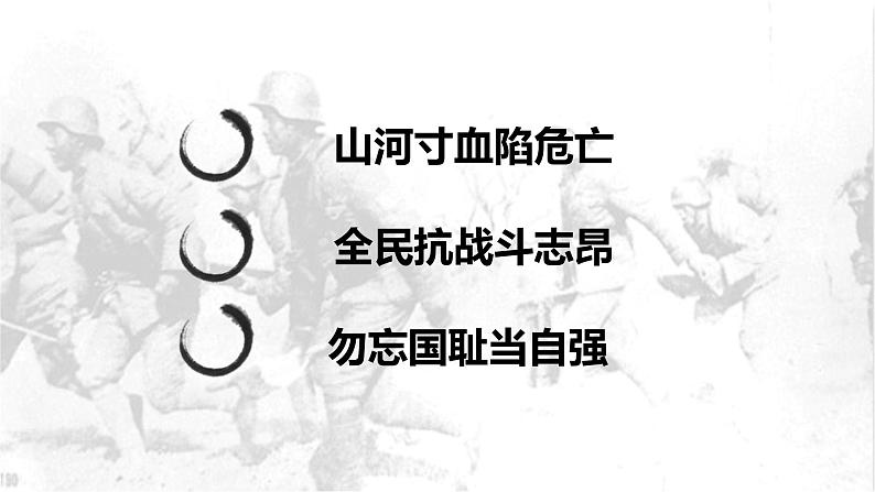 山东省济宁市2025年中考历史复习专题中华民族的抗日战争课件第6页