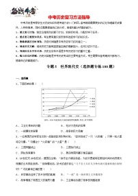 专题5 世界现代史（选择题专练100题）（含答案解析）-【备战2025】中考历史二轮专题精练试卷