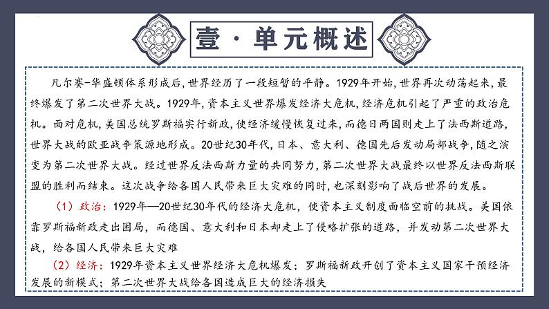 专题32  经济大危机和第二次世界大战（课件）-最新中考历史一轮大单元复习必备课件（人教部编版）第5页