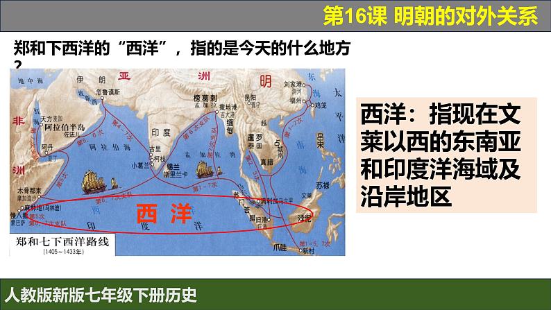人教版（2024）7下历史第16课《明朝的对外关系》课件第6页