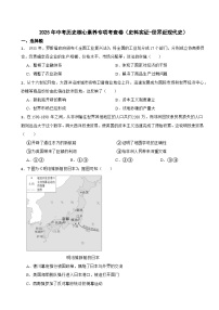 2025年中考历史核心素养专项考查卷（史料实证-世界近现代史）