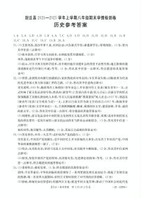 河南省新乡市封丘县2024-2025学年八年级上学期1月期末历史试题