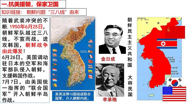 人教版初中历史八年级下册 第2课  抗美援朝-精讲优质课件（核心素养提升版）第5页