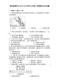 陕西省商洛市2024-2025学年九年级上学期期末历史试题