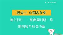 辽宁省2024中考历史第一篇教材梳理板块一中国古代史第2课时夏商周时期早期国家与社会变革课件