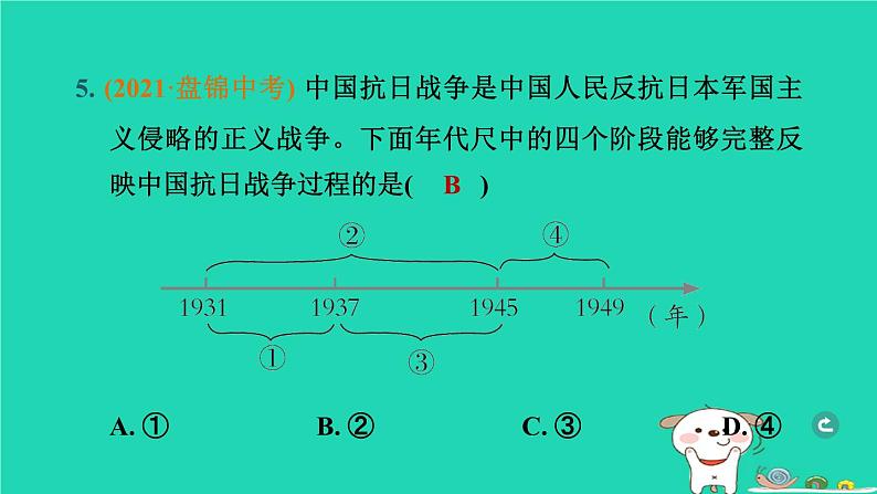 辽宁省2024中考历史第一篇教材梳理板块二中国近代史第13课时中华民族的抗日战争课件第7页