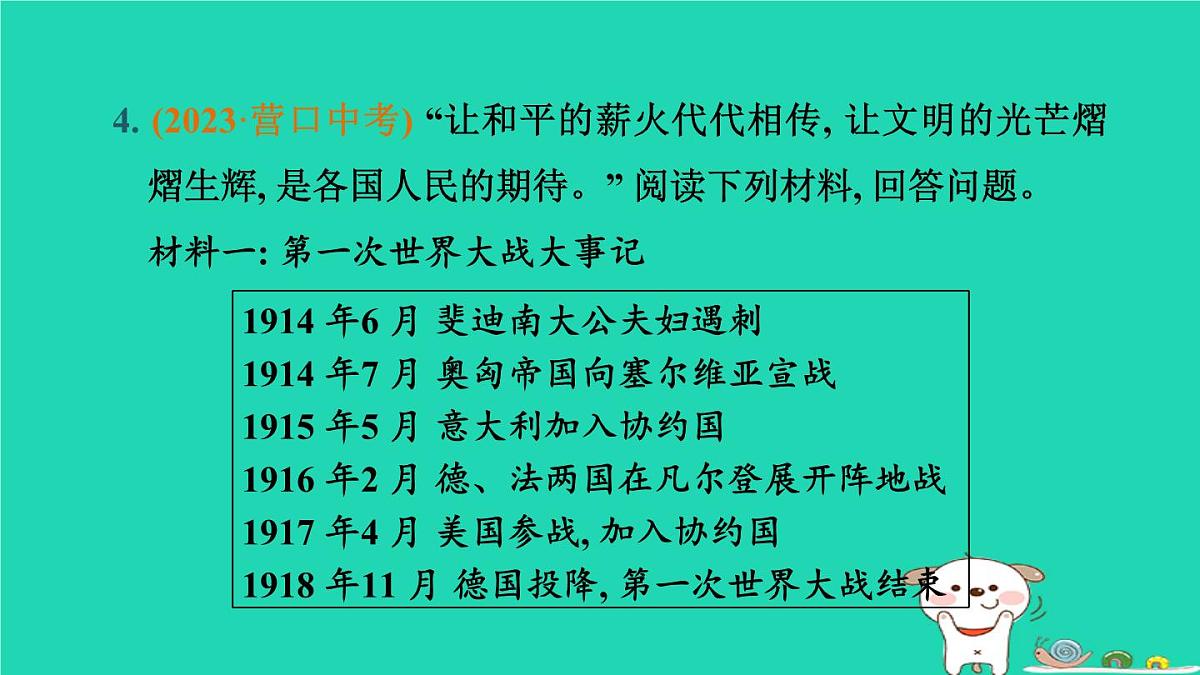 辽宁省2024中考历史第一篇教材梳理板块六世界现代史第27课时经济大危机和第二次世界大战课件第8页
