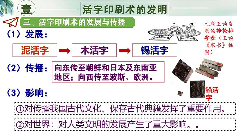 新人教版初中历史七年级下册 第14课  辽宋夏金元时期的科技与文化 课件第5页