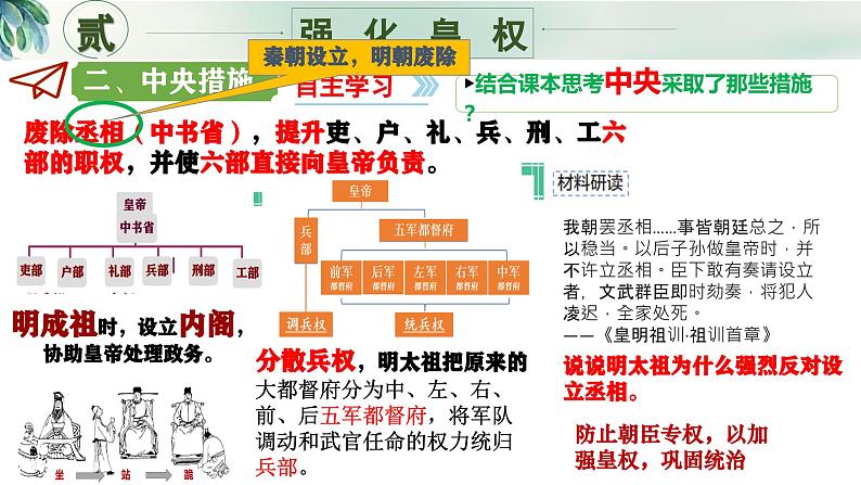 新人教版初中历史七年级下册 第15课  明朝的统治 课件第7页