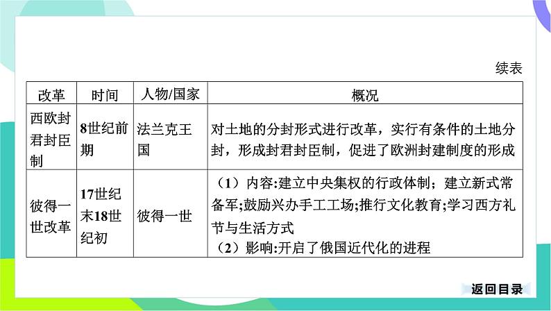 中考历史第一轮复习 第七部分 热点专题 06-专题三十六 中外历史上的改革 PPT课件第5页