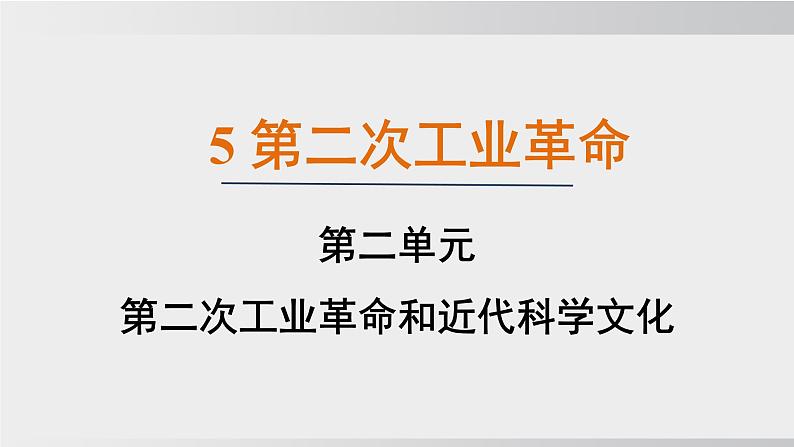 九年级历史下册课件《第二次工业革命》第1页