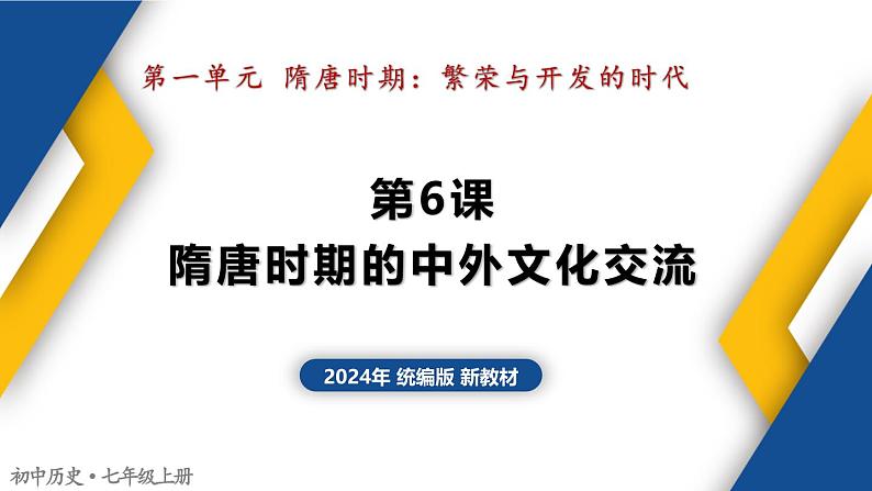 部编版历史七年级下册 第6课 隋唐时期的中外文化交流 课件 (3)第1页