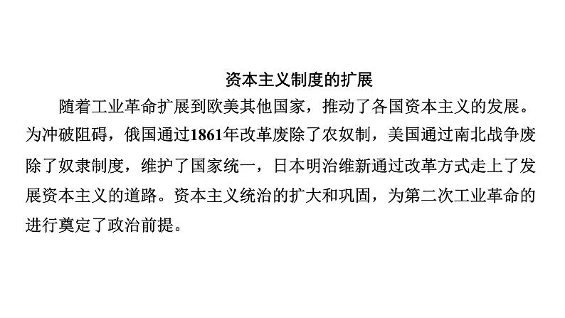 世界近代史第四单元　殖民地人民的反抗与资本主义制度的扩展2025年中考历史一轮复习教材梳理 课件第6页