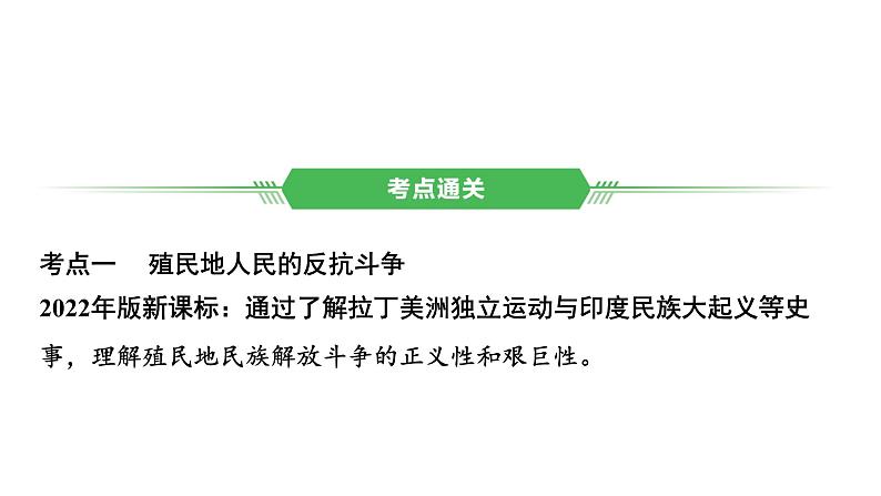 世界近代史第四单元　殖民地人民的反抗与资本主义制度的扩展2025年中考历史一轮复习教材梳理 课件第7页