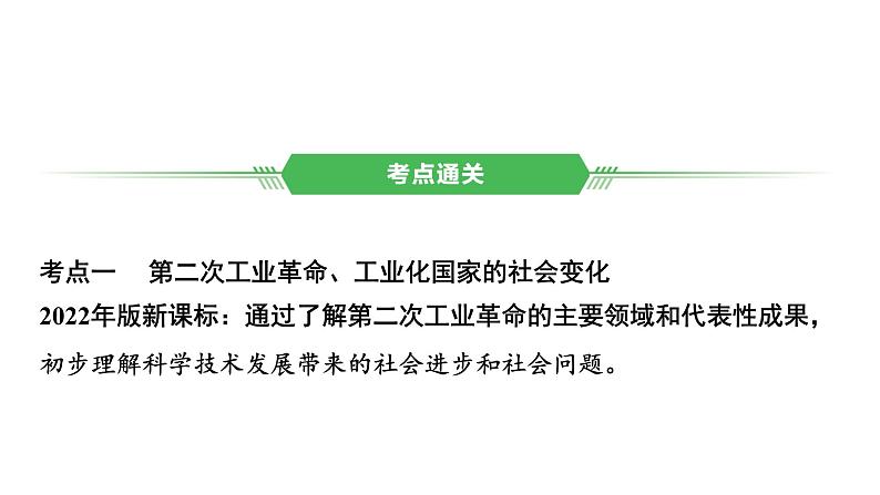 世界近代史第五单元　第二次工业革命和近代科学文化 2025年中考历史一轮复习教材梳理 课件第7页