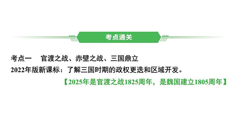 中国古代史 第四单元　三国两晋南北朝时期政权分立与民族交融 2025年中考历史一轮复习教材梳理 课件第6页