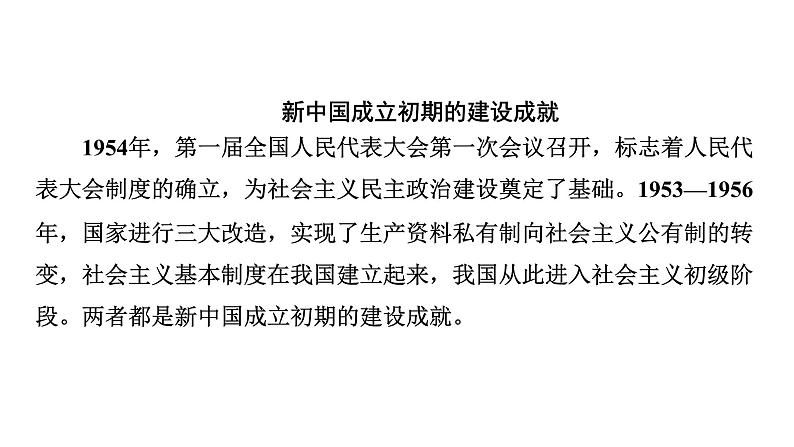 中国现代史 第二单元　社会主义制度的建立与社会主义建设的探索 2025年中考历史一轮复习教材梳理 课件第6页