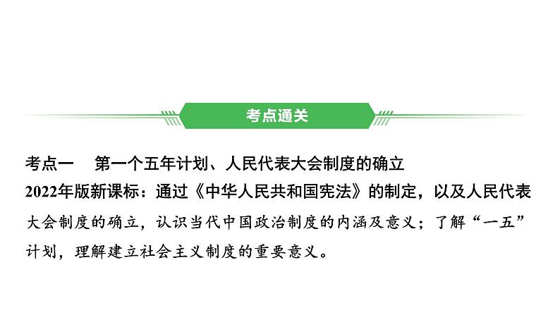 中国现代史 第二单元　社会主义制度的建立与社会主义建设的探索 2025年中考历史一轮复习教材梳理 课件第7页