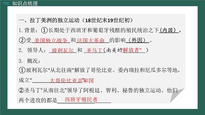 新课堂探索课件  部编版历史9年级下册 第1课 殖民地人民的反抗斗争第3页