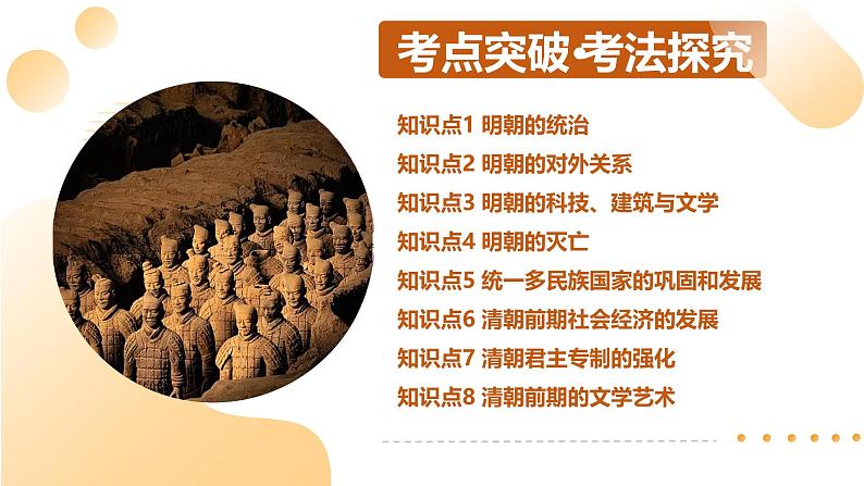 2025年中考历史一轮复习 专题07 明清时期：统一多民族国家的巩固与发展 课件第7页