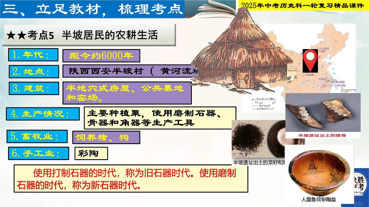 2025年中考历史科一轮复习精品课件  第一单元  史前时期：中国境内早期人类与文明起源第7页