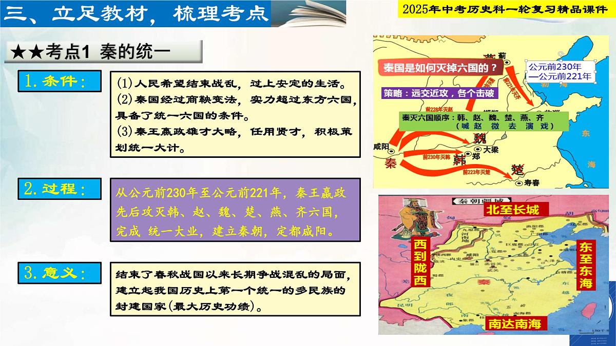 2025年中考历史科一轮复习精品课件 第三单元  秦汉时期：统一多民族国家的建立和巩固第5页