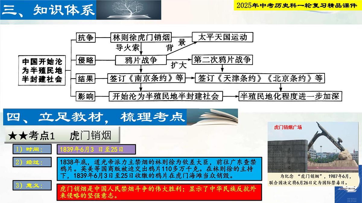 2025年中考历史科一轮复习精品课件第八单元   中国开始沦为半殖民地半封建社会第3页