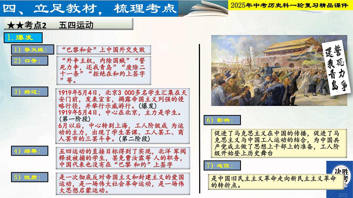 2025年中考历史科一轮复习精品课件第十一单元   新民主主义革命的开始第5页