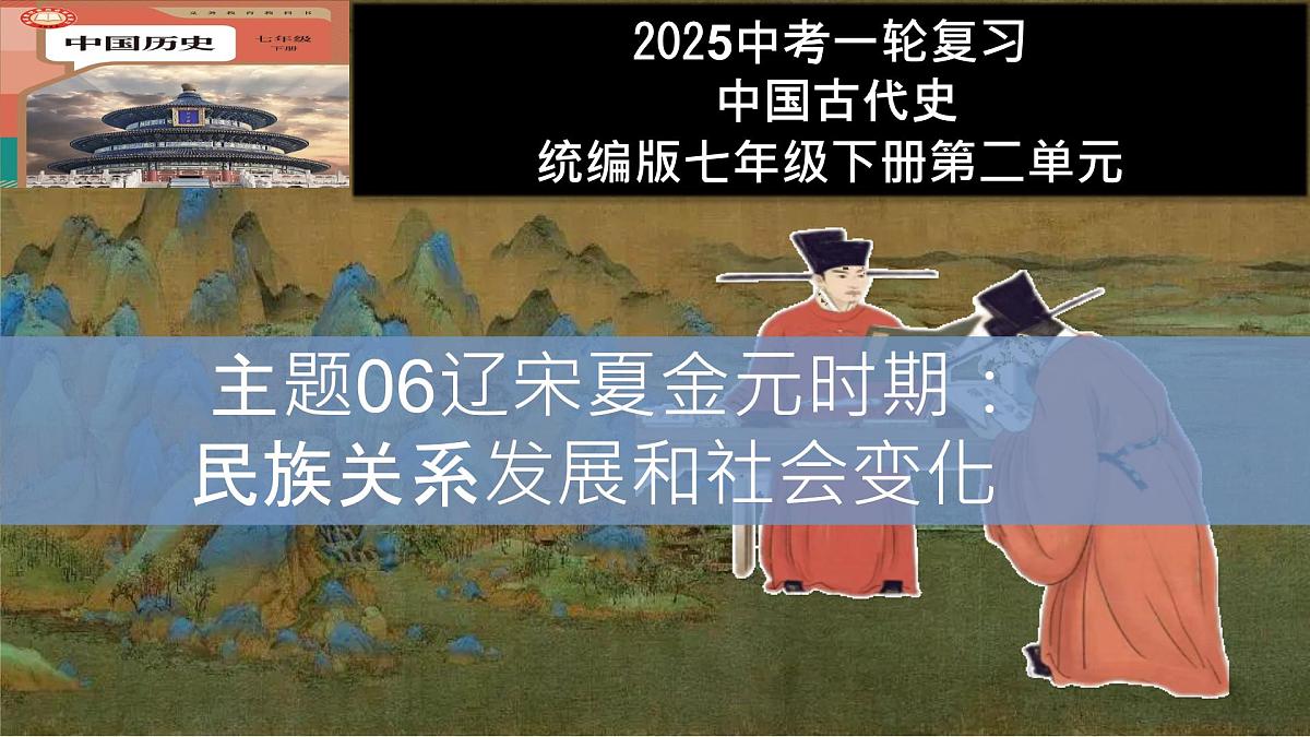 第06讲 辽宋夏金元时期：民族关系发展和社会变化 2025年中考历史一轮复习课件（统编版）课件第1页