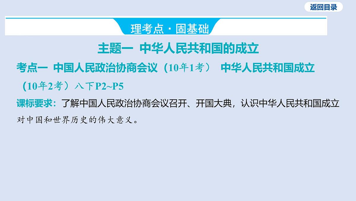 02-第一单元 中华人民共和国的成立和巩固课件 2025年历史中考一轮复习第5页