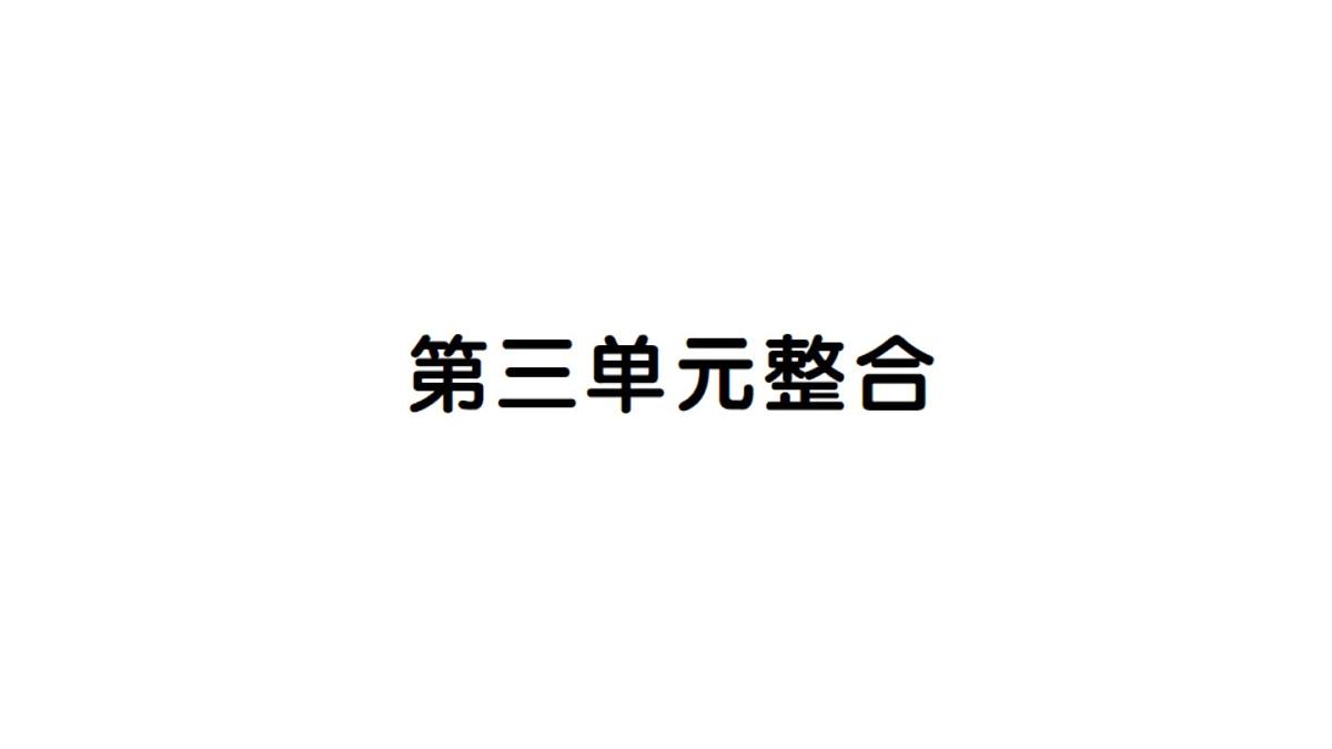 初中历史新人教版七年级下册第三单元整合作业课件2025春第1页