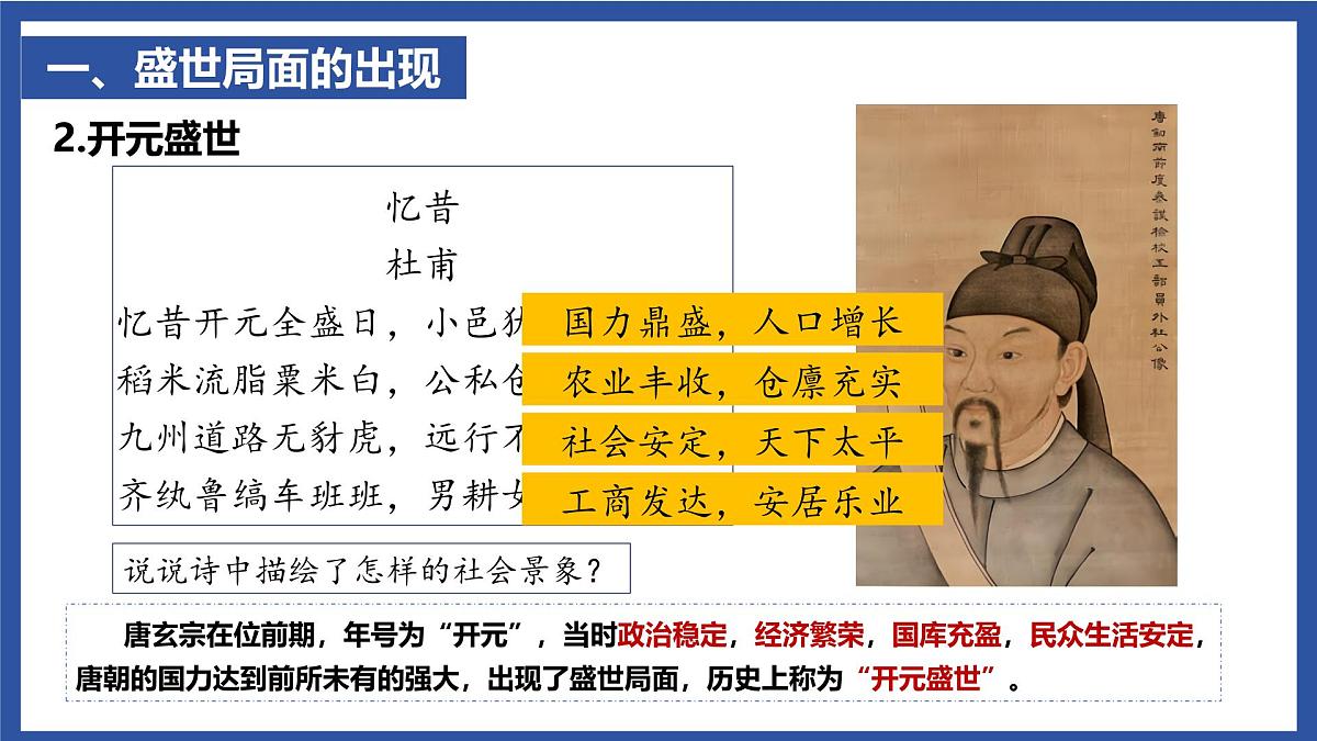 1.3 “开元盛世” 课件 2025学年统编版历史七年级下册第7页