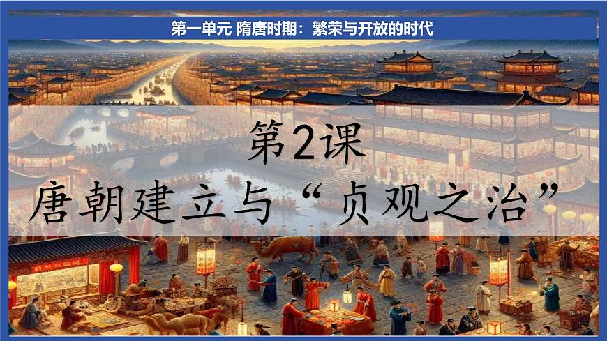 1.2 唐朝建立与“贞观之治” 课件 2025学年部编版七年级历史下学期第2页