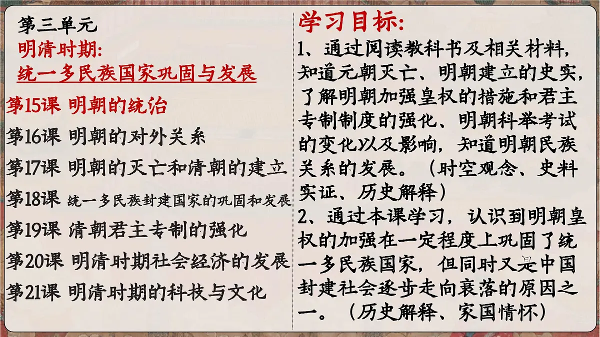 部编版2024七年级下册历史15.明朝的统治 课件第3页