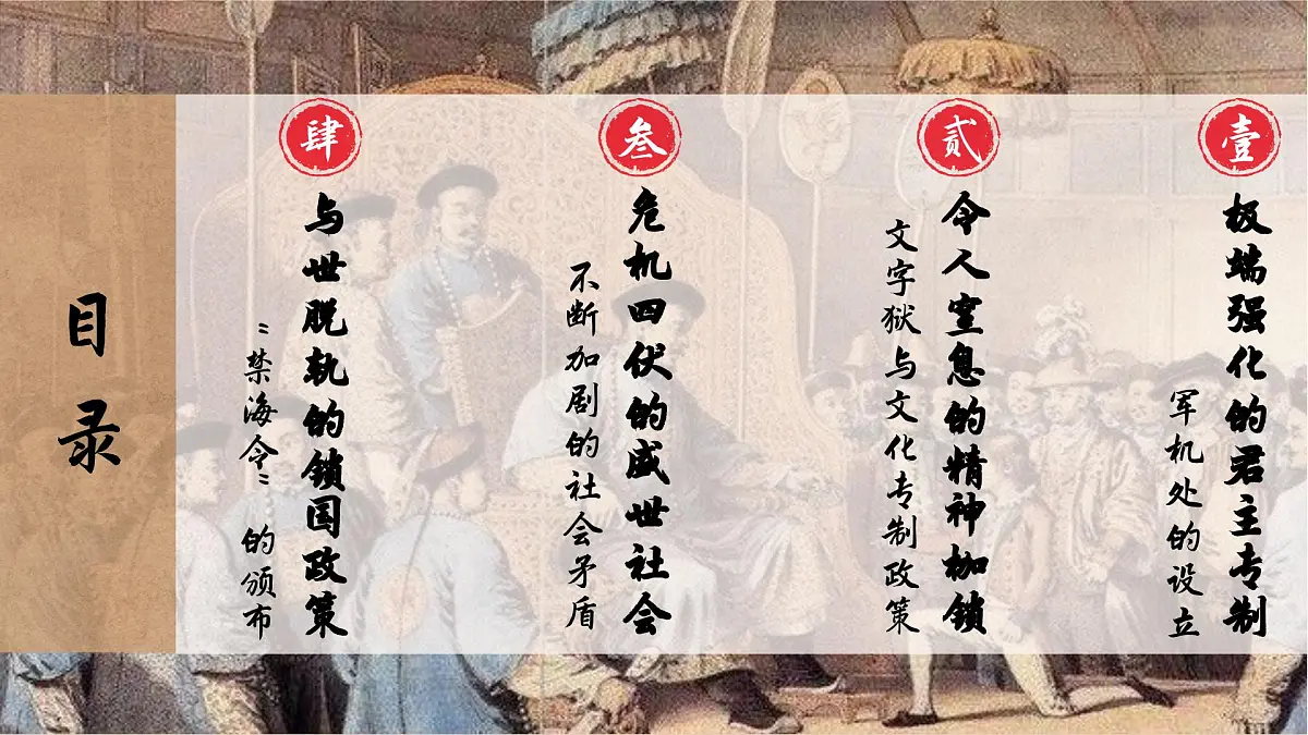 部编版2024七年级下册历史19. 清朝君主专制的强化 课件第5页