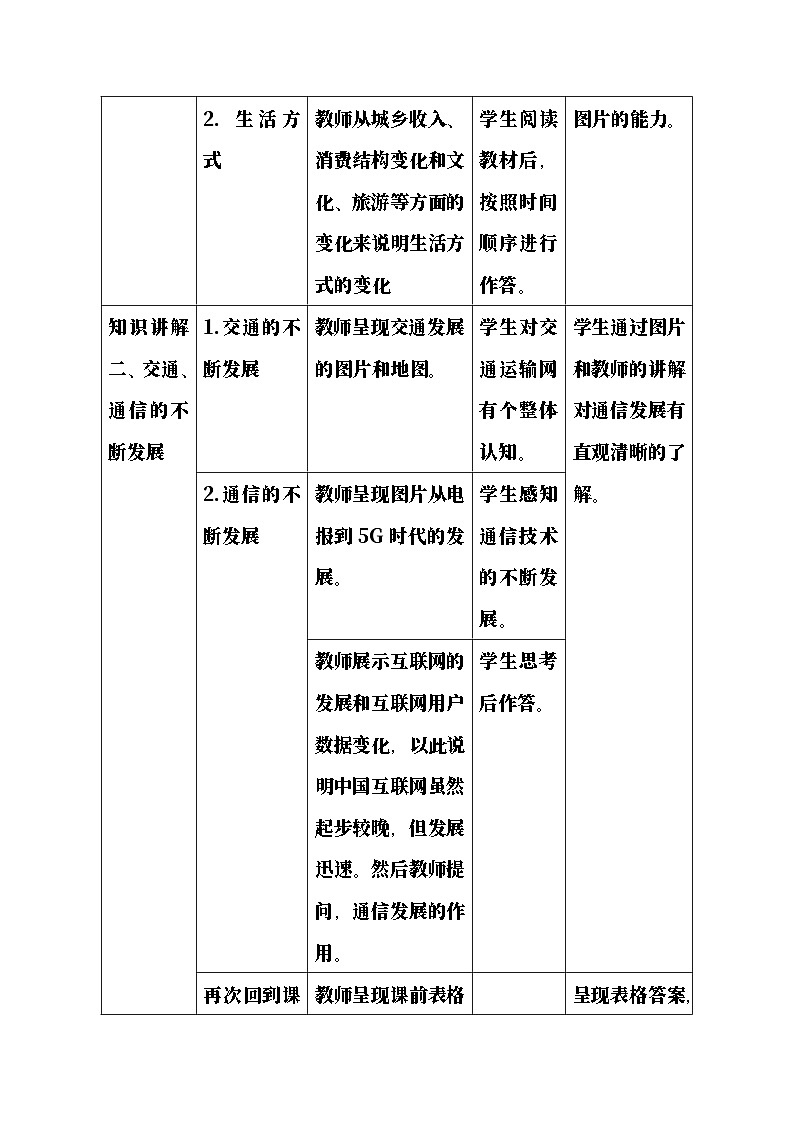 【教学设计】第19课 社会生活的变迁-部编版2025八年级下册历史第3页