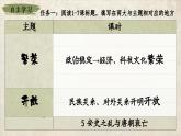 部編版2024七年級下冊歷史大單元復習——第一單元 課件