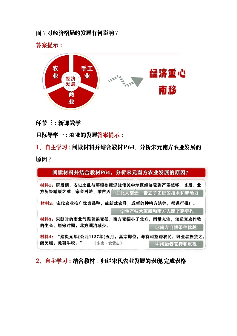 【教学设计】第12课 辽宋夏金元时期经济的繁荣-部编版2025七年级下册历史第3页