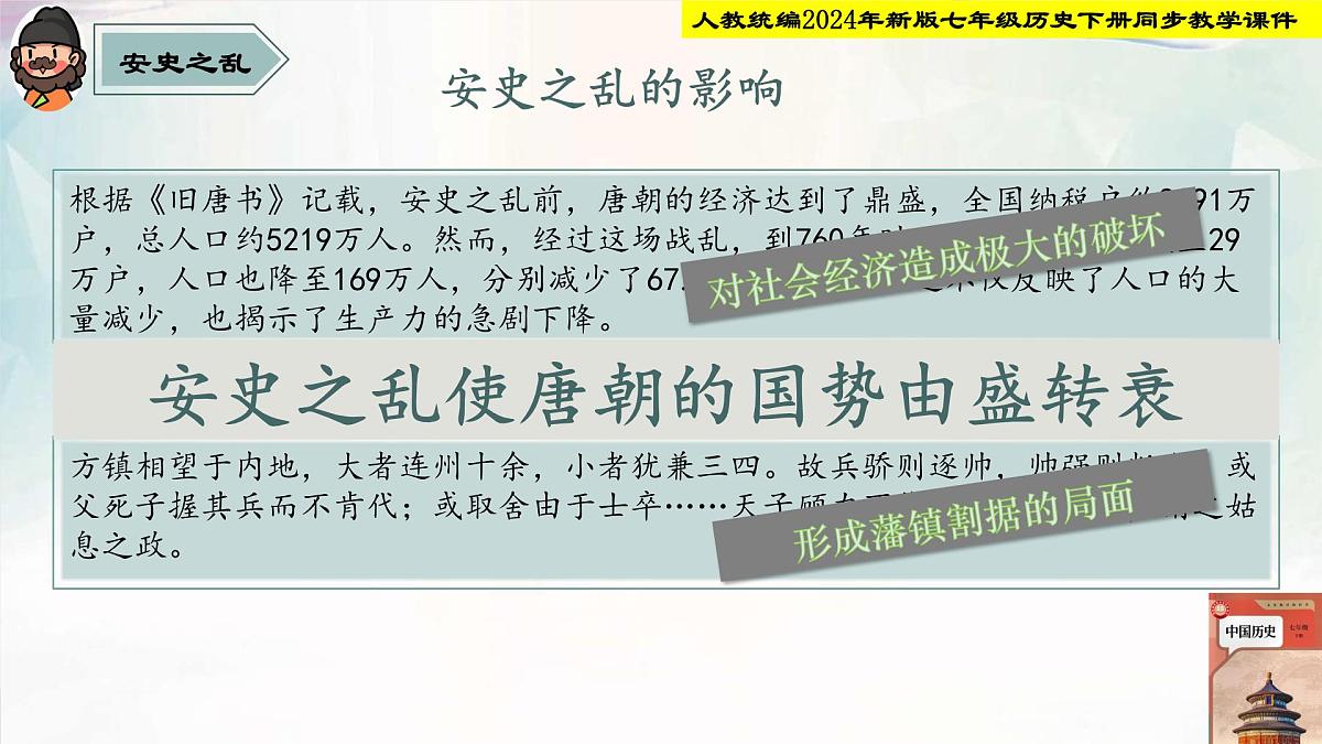 人教部编版七年级历史下册第4课 安史之乱与唐朝衰亡 课件第7页