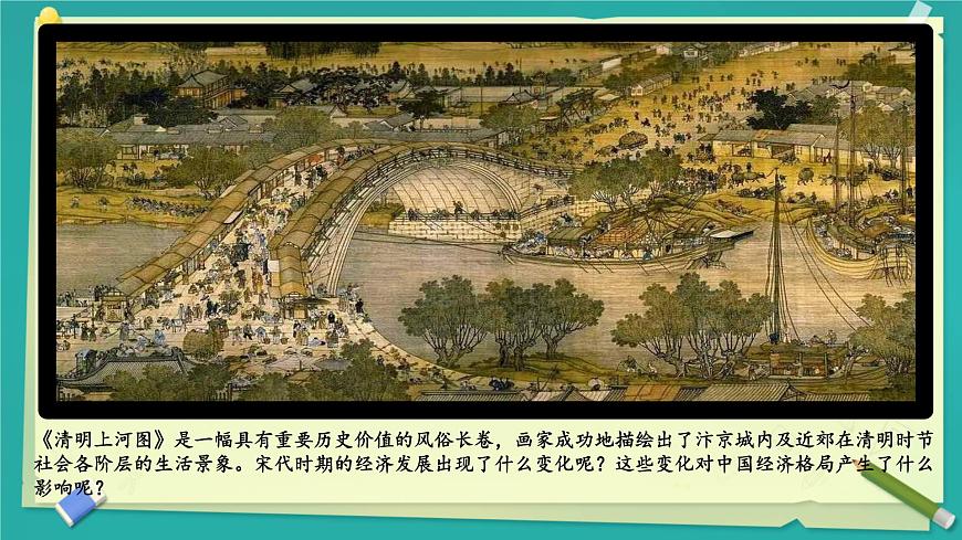初中  历史  人教版（2024）  七年级下册（2024）第12课 宋元时期经济的繁荣 课件第1页
