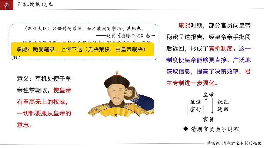 初中  历史  人教版（2024）  七年级下册（2024）第19课 清朝君主专制的强化 课件第6页