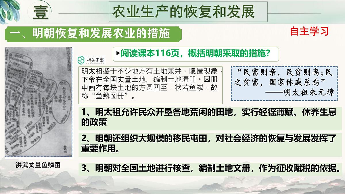 初中 历史 人教版（2024） 七年级下册（2024）第20课明清时期社会经济的发展 课件第4页