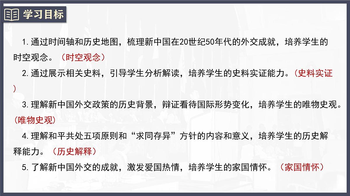 第16课 独立自主的和平外交（课件）-2024-2025学年八年级历史下册（统编版）第3页