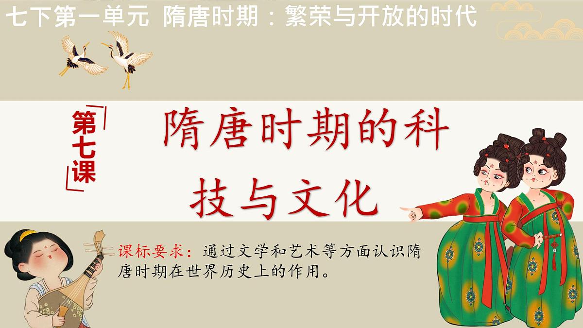 初中  历史  人教版（2024）  七年级下册（2024）第7课 隋唐时期的科技与文化 课件第2页