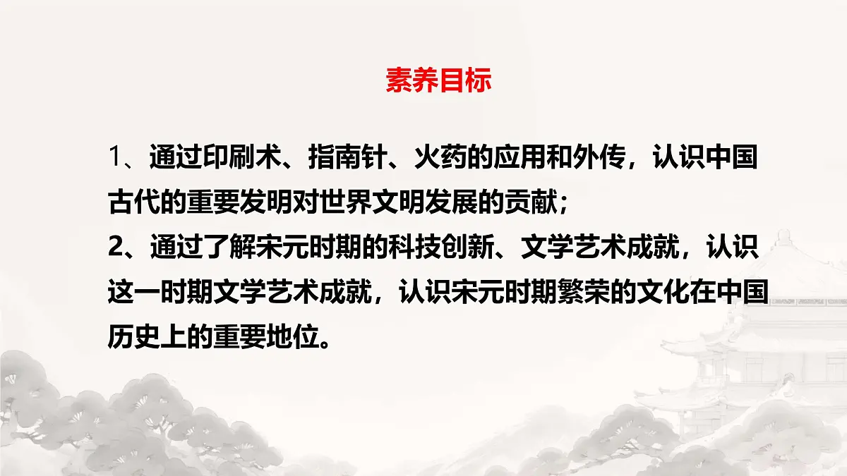 初中 历史 人教版（2024） 七年级下册（2024）第14课 辽宋夏金元时期的科技与文化 课件第2页