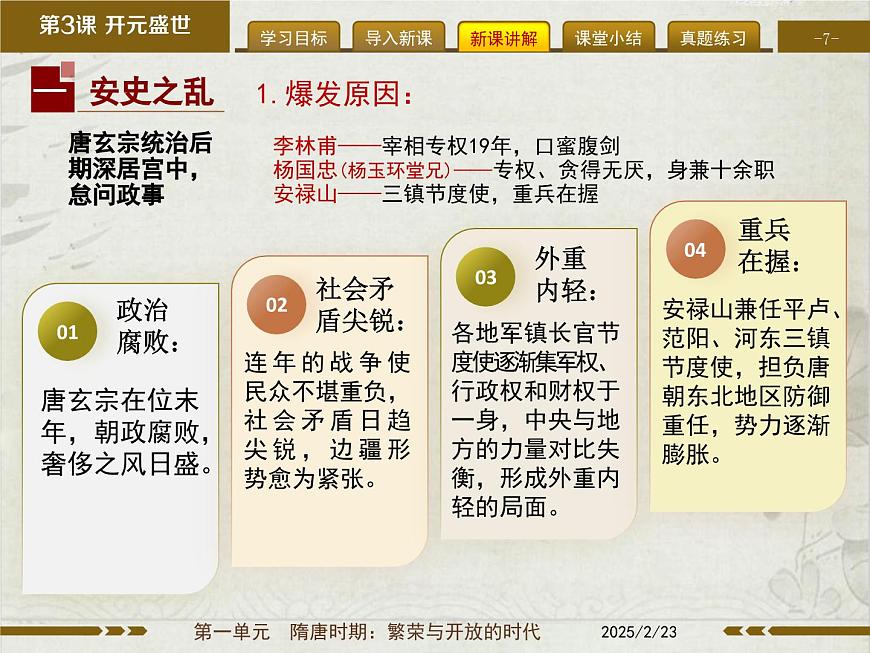 1.4 安史之乱与唐朝衰亡 课件--2024_2025学年统编版七年级历史下册第7页