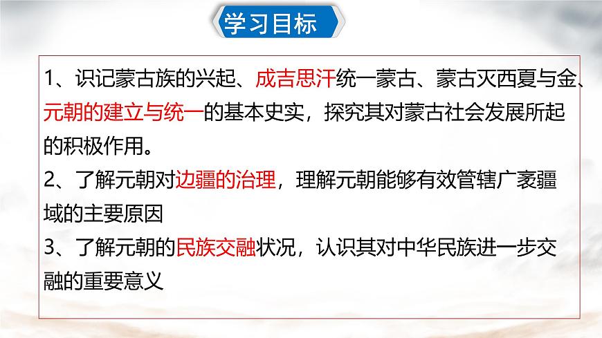 初中  历史  人教版（2024）  七年级下册（2024）  第二单元第11课 元朝的统一 课件第3页