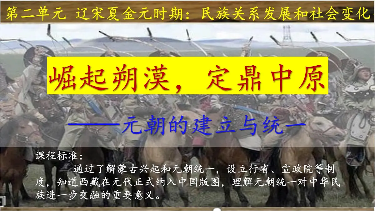 2.11元朝的建立与统一课件2024-2025学年统编版七年级历史下册第2页