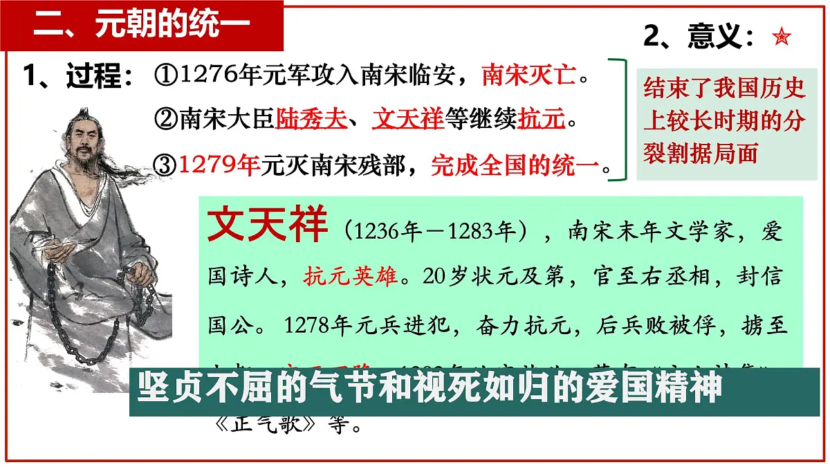 初中 历史 人教版（2024） 七年级下册（2024） 第二单元第11课 元朝的建立与统一 课件第6页