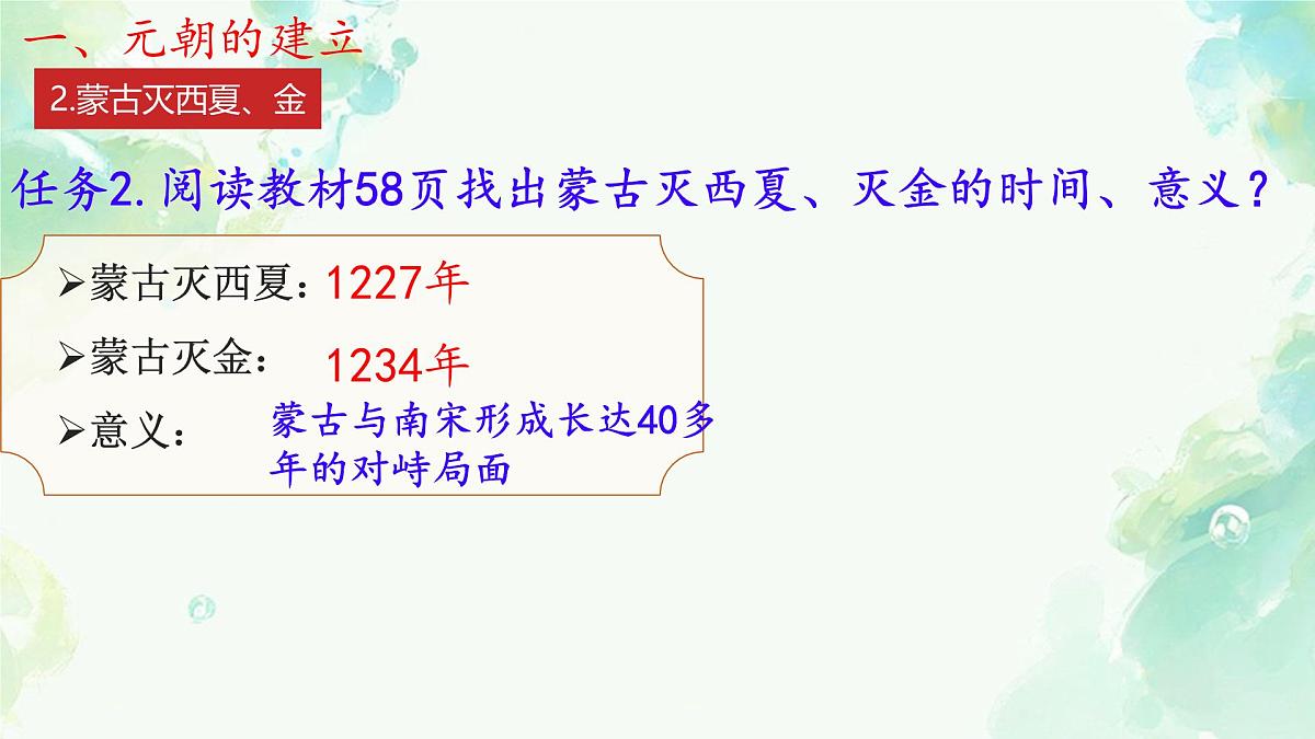 初中  历史  人教版（2024）  七年级下册（2024）  第二单元第11课 元朝的建立与统一  课件第5页
